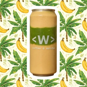 Caramelised Banana Cold Foam Matcha